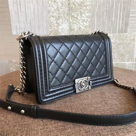 chanel le boy calfskin|chanel boys bag cost.